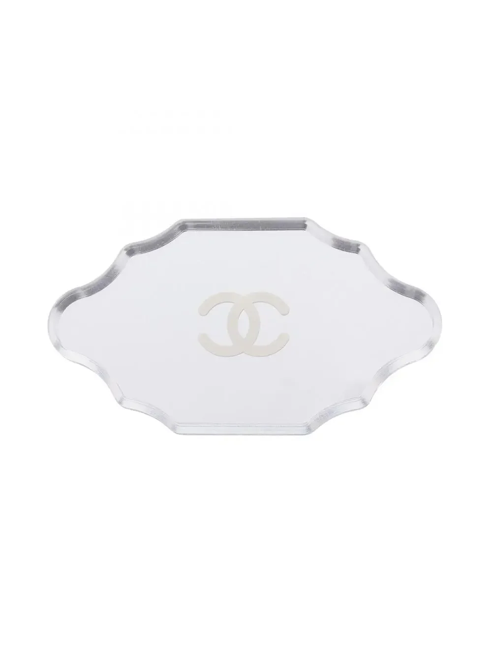Chanel Cc Logo Brooch Sterling Silver #210075C93B